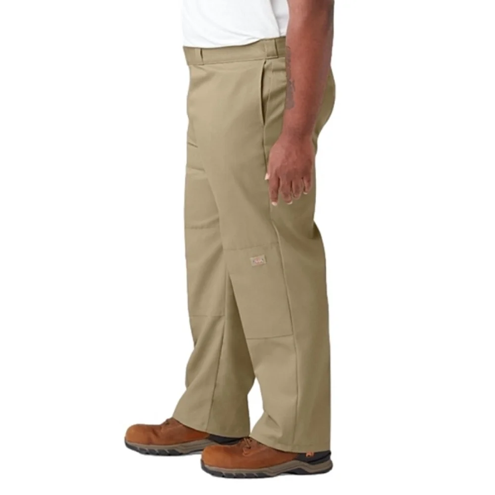 𝅺dickies Men's Loose Fit Double Knee Work Pants in Khaki Size 42/32 NWT - Picture 4 of 8